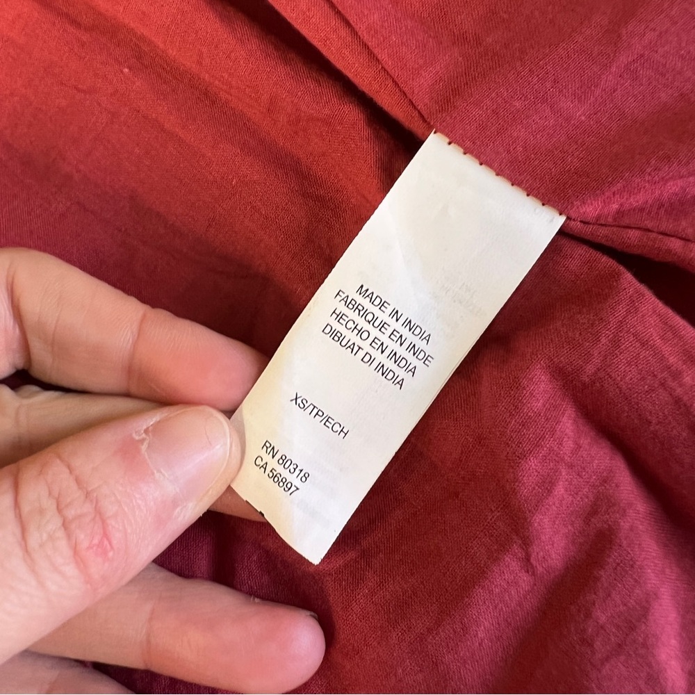 Lucky Brand 100% Lamb Leather Red Moto Jacket - Picture 14 of 16